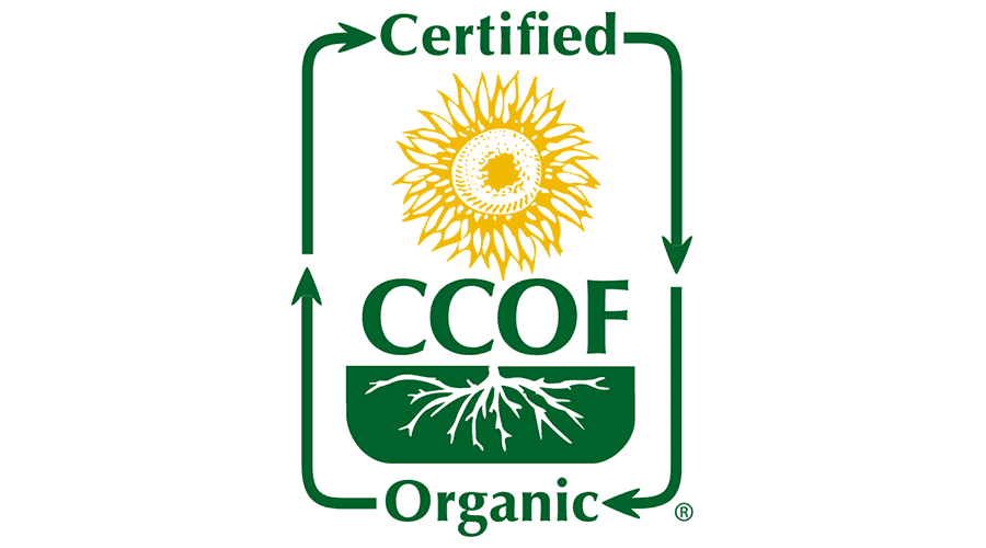 california certified organic farmers ccof vector logo